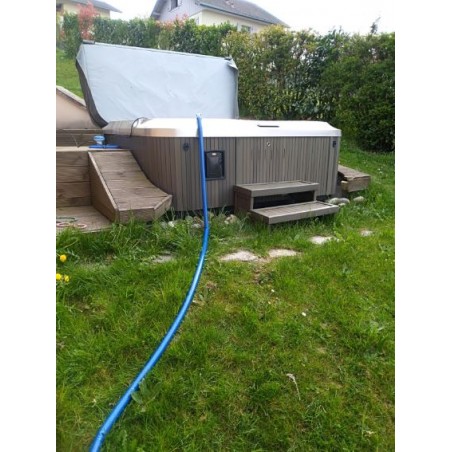 TUBO PIATTO 25mm 10 metri per scarico acqua