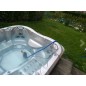  PVC LAYFLAT HOSE 40mm 10 meters for water discharge, Polyester PVC Blue Layflat Rubber for Fire and Pools (1 1/4" )