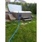 Mangueira de drenagem plana de 32 mm, 100 metros | Mangueira de PVC azul para bombas de água e piscinas | Mangueira plana de 32 Mangueira de drenagem plana de 32 mm, 100 metros | Mangueira de PVC azul para bombas de água e piscinas | Mangueira plana de 32