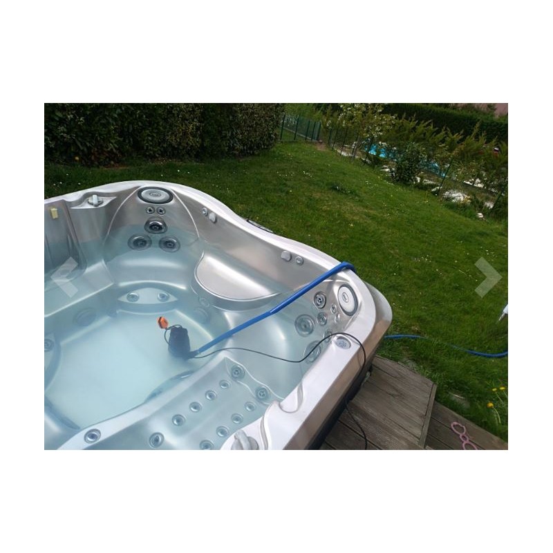 Tubo Piatto Scarico Acqua PVC Blu Sunflow 8 Pollici X 25 Piedi SF-10B-0800