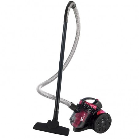 Aspirateur multicyclonique Thulos VC1008, 700W, 1,5 litres, 37,5 x 27,5 x 25,5 cm, rouge