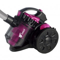 Aspirador de pó multiciclônico Thulos VC1008, 700 W, 1,5 litros, 37,5 x 27,5 x 25,5 cm, vermelho