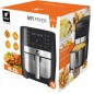 Fritadeira a ar FR8080 de 1700 W, 12 programas, capacidade de 8 litros. Temperatura ajustável de 60 a 200 °C. Fritadeira a ar FR8080 de 1700 W, 12 programas, capacidade de 8 litros. Temperatura ajustável de 60 a 200 °C.