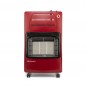 Chauffage d'appoint gaz pliable HCE62 - 4200W. Classe énergétique A. Triple système de sécurité, 42 x 74 x 35 cm, rouge
