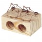 Einheiten Mausefalle 2 Löcher 50mm (Pack 6)