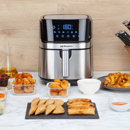 Orbegozo FDR67 5.5 Liter Electric Air Fryer. Fries, roasts and cooks by hot air convection
