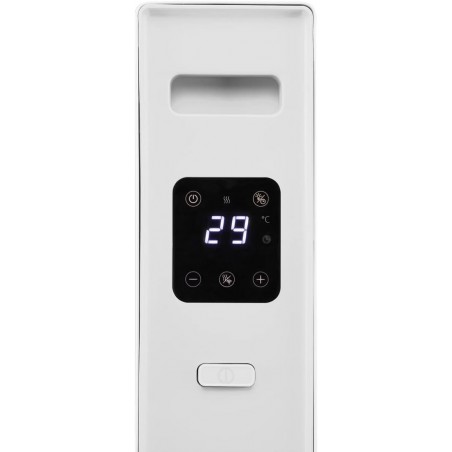 Termoconvettore Wi-Fi Orbegozo REW2050 da 2000 W. Controllo touch. Connessione wireless tramite app. Temperatura: da 10 °C a 35 
