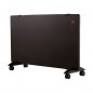 Aquecedor convector preto ajustável 750W-1500W com temporizador, aquecedor de design moderno Aquecedor convector preto ajustável 750W-1500W com temporizador, aquecedor de design moderno
