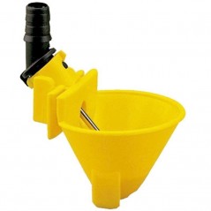 5 Stück Tränke für Hühner und Rebhühner, konstante Wasserstandsanzeige, 6x5x6 cm