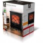 Chimenea electrica con 2 niveles de temperatura 1000W y 2000W con efecto llama y leña, 55x32x59 cm, negro Chimenea electrica con 2 niveles de temperatura 1000W y 2000W con efecto llama y leña, 55x32x59 cm, negro