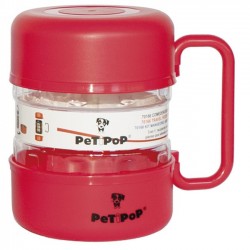 Mangeoire - Abreuvoir de voyage pour chiens et chats 1,5 litres, rouge