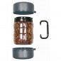 Travel feeder - waterer for dogs and cats 1.5 liters, grey Travel feeder - waterer for dogs and cats 1.5 liters, grey