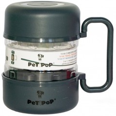 Mangiatoia - Abbeveratoio da viaggio per cani e gatti 1,5 litri, grigio