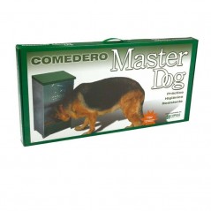 Comedero para perros de razas grandes, aislamiento exterior para alimentación de 30 litros, 34x28x61 cm