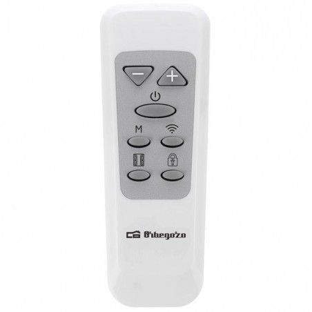 Emissor térmico Orbegozo de 6 elementos e 1000 W. Conexão Wi-Fi. Isento de óleo. Controle remoto.