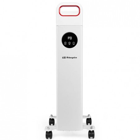 11-element, 2500-watt oil-filled radiator. Wi-Fi connection. Adjustable thermostat.