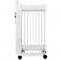 Radiateur à Bain d'Huile 2000W Chauffage électrique 9 éléments Orbegozo RU2000. Thermostat réglable