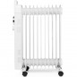 Radiateur à Bain d'Huile 2500W Chauffage électrique 11 éléments Orbegozo RU2500. Thermostat réglable