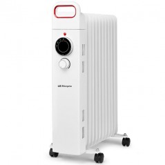 Orbegozo RU2500 11-element 2500W oil-filled radiator, adjustable thermostat, white