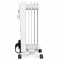 Radiateur à Bain d'Huile 1000W Chauffage électrique 5 éléments Orbegozo RL1000. Thermostat réglable, blanc