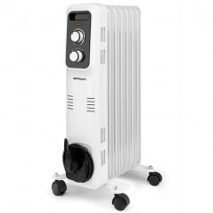 Radiatore ad olio Orbegozo 7 elementi, 1500 W, 3 potenze termiche - Bianco
