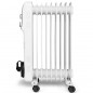 Radiateur à Bain d'Huile 2000W Chauffage électrique 9 éléments Orbegozo RL2000. Thermostat réglable, blanc