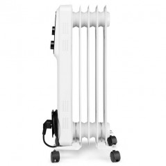 Radiateur à Bain d'Huile 1000W Chauffage électrique 5 éléments Orbegozo RS1000. Thermostat réglable