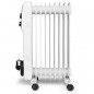 Radiateur à Bain d'Huile 2000W Chauffage électrique 9 éléments Orbegozo RS2000. Thermostat réglable