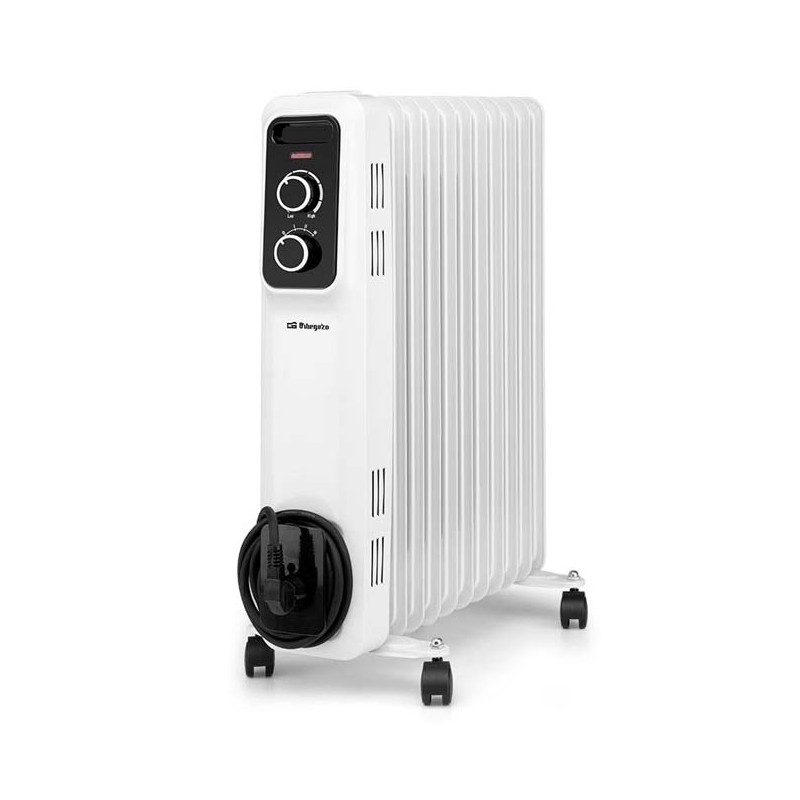 Radiador de Aceite Orbegozo 2500 W - 11 elementos caloríficos.