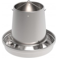 Metalltrichter für Hühner 5 kg ohne Beine, 33x25 cm	
