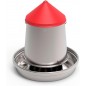 Metal hopper for chickens 10 Kg, 33x40cm Metal hopper for chickens 10 Kg, 33x40cm