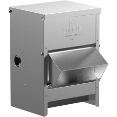 Mangiatoia per polli da esterno con tramoggia con visiera 6 kg, 24x20x30 cm	
