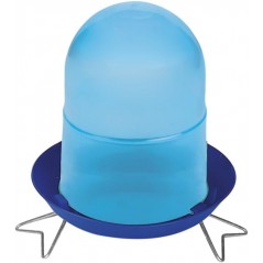Futterspender für Küken im 1. Lebensalter, 1,5 kg, mit Beinen, 19 x 20 cm, blau	