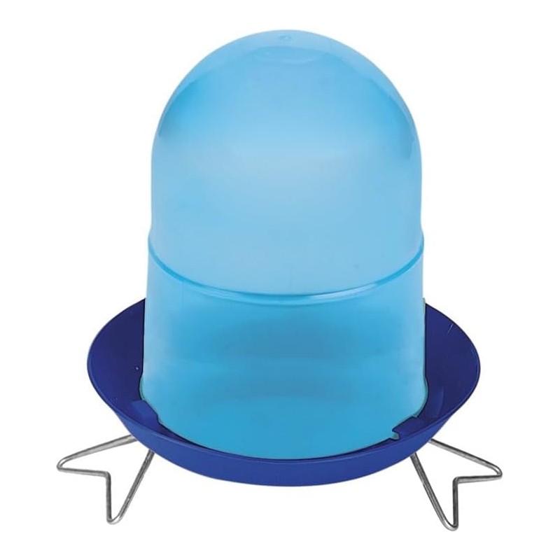 Mangiatoia per pulcini 1a età 1,5 Kg con zampe, 19x20 cm, blu	