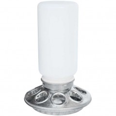 Kunststoff Futterspender für Küken, 0,6 kg, 15 x 24 cm	