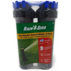 Lot de 2 arroseurs d'irrigation Rain Bird 3504-PC 1/2", portée de 4,6 à 10,7 m