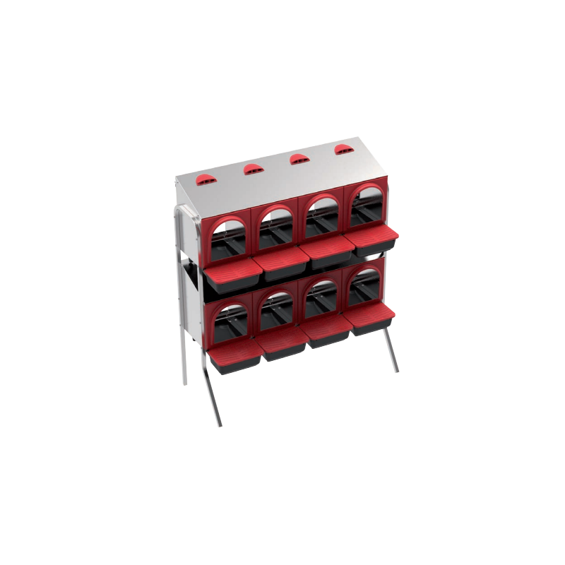 Nistkasten für den Innenbereich mit 8 Fächern und Beinen 108x48x123 cm