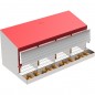 Chicken nesting box 4 departments 107x50x44 cm Chicken nesting box 4 departments 107x50x44 cm