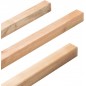 Poteau en bois carré 9 x 9 cm, hauteur 300 cm. Utile pour la construction de clôtures, carrés..