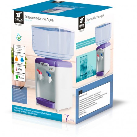Liquid dispenser 7 liters cold and room temperature water