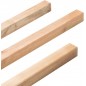 Lot de 5 Poteau en bois carré, 7x7 cm pour le jardin, hauteur 80 cm. Utile pour construction de clôtures, décoration, pergola