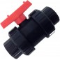 Vanne PVC 32. Vanne à tournant sphérique en PVC fileté de 32 mm. Robinet Enfilage à bille fileté 1'' Vanne PVC 32. Vanne à tournant sphérique en PVC fileté de 32 mm. Robinet Enfilage à bille fileté 1''