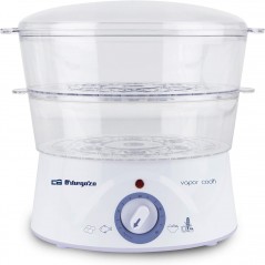  Steam cooker with 2 containers and a special container for rice.  Capacity 5 liters.  Power 400W