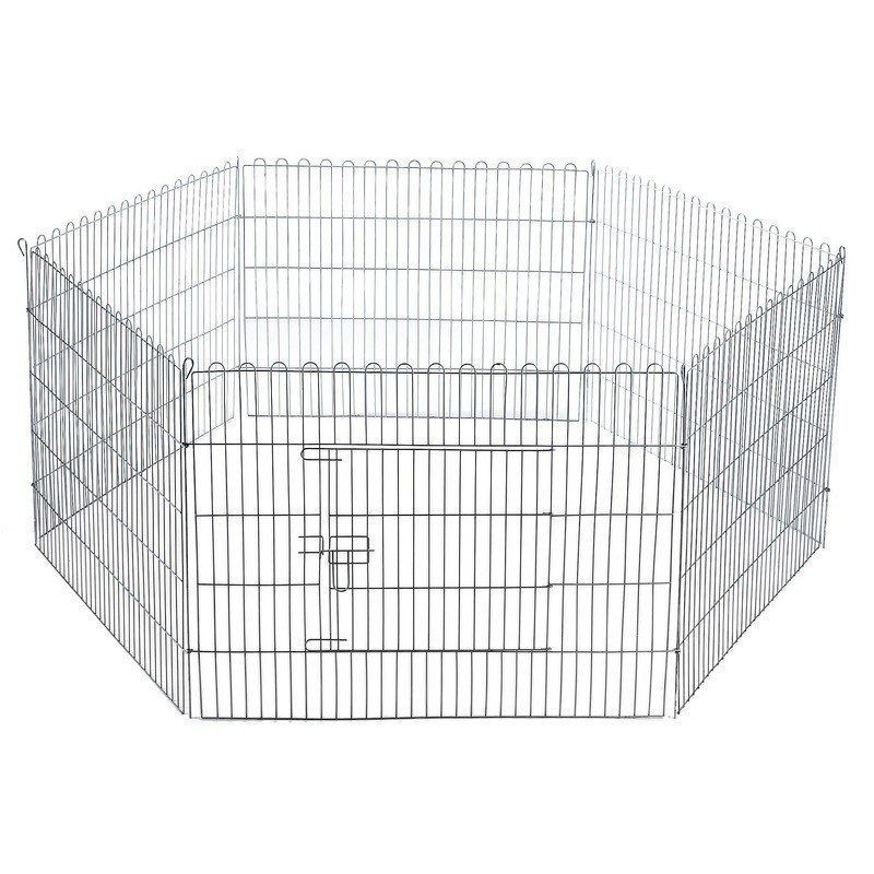 Cage à chien. Parc hexagonal pour expositions. Taille 80 x 60h cm