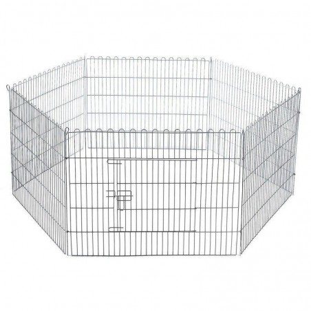 Cage à chien. Parc hexagonal pour expositions. Taille 80 x 60h cm