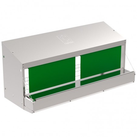 Collective laying house for hens, 1 floor, for 50 hens, 118x50x53.5 cm