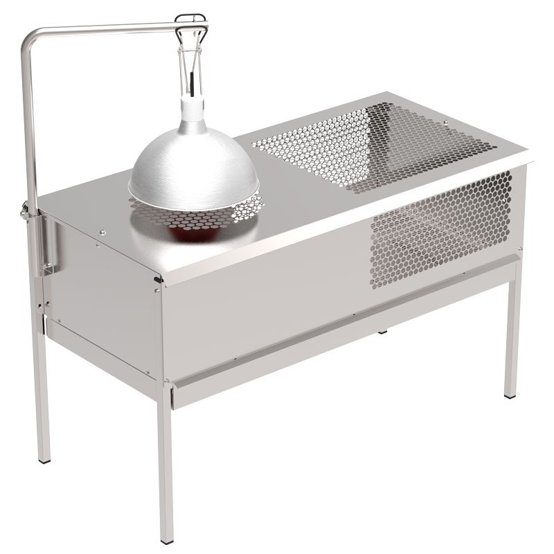 Covatrice per pulcini, 35 pulcini, 100x49x60 cm