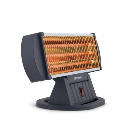 Stufa al quarzo Orbegozo. 3 livelli di potenza: 400, 800 e 1.200 W. 3 barre al quarzo. Emissione di calore istantanea