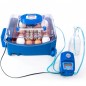 Automatic Incubator for Bird Eggs Lumia 16 + Humidifier, Measures 39x34x24 cm