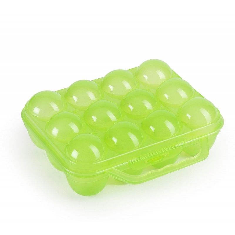 12er-Pack Eierbecher aus Kunststoff mit Henkel, Feile, Maße 19,5 x 18 x 7 cm
